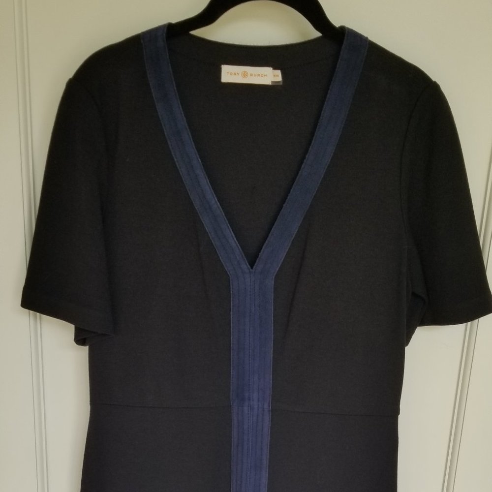 Tory Burch Black and Blue Dress
